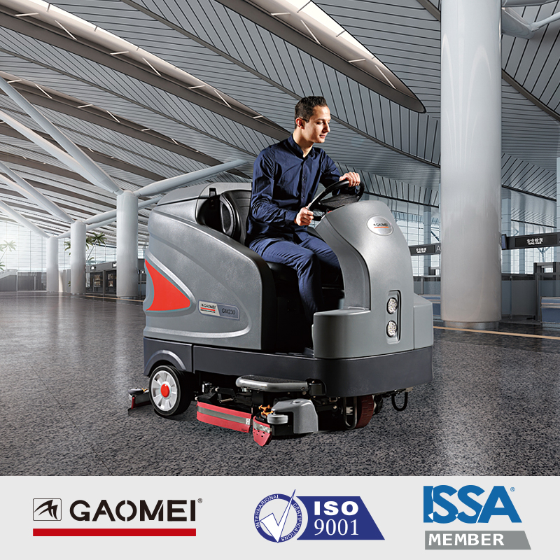 油污洗地机大面积清洗地面的几个需要